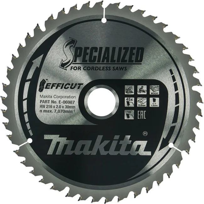 Makita TCT Efficut list za testeru 216mm E-06987 Makita TCT Efficut list za testeru 216mm E-06987