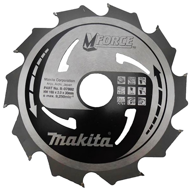 Makita list za testeru od tvrdog metala MForce 165mm B-07892