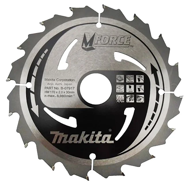 Makita list za testeru od tvrdog metala MForce 170mm B-07917 Makita list za testeru od tvrdog metala MForce 170mm B-07917