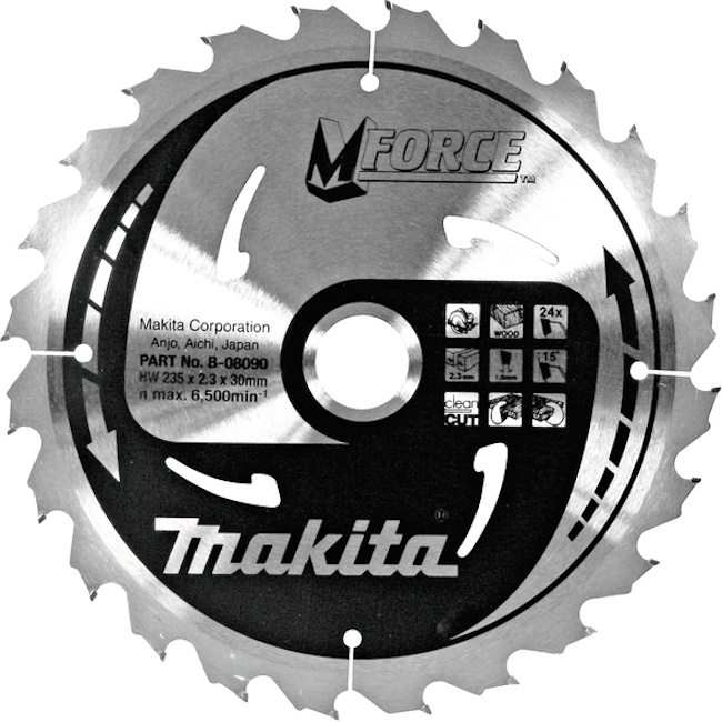 Makita list za testeru od tvrdog metala MForce 230mm B-07989 Makita list za testeru od tvrdog metala MForce 230mm B-07989