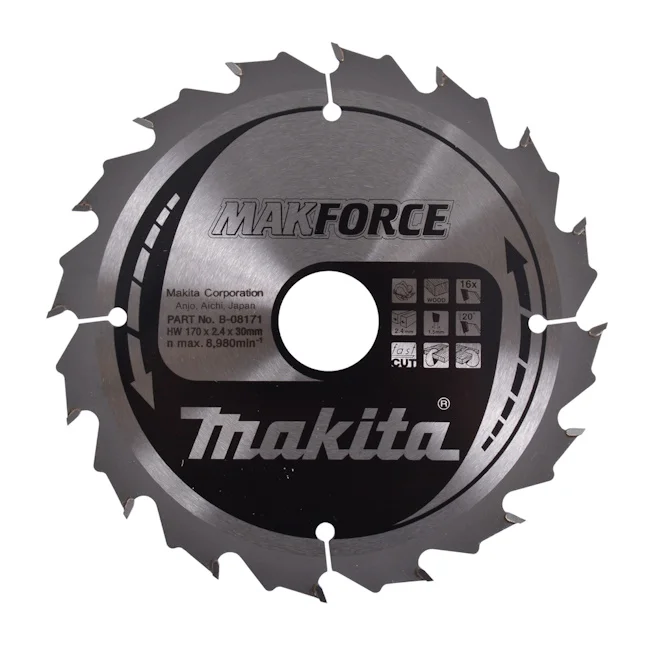 Makita list za testeru od tvrdog metala MForce 170mm B-08171 Makita list za testeru od tvrdog metala MForce 170mm B-08171