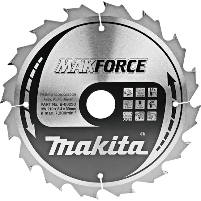 Makita list za testeru od tvrdog metala MAKForce 210mm B-08230 Makita list za testeru od tvrdog metala MAKForce 210mm B-08230