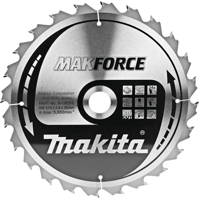 Makita list za testeru od tvrdog metala MAKForce 270mm B-08268 Makita list za testeru od tvrdog metala MAKForce 270mm B-08268