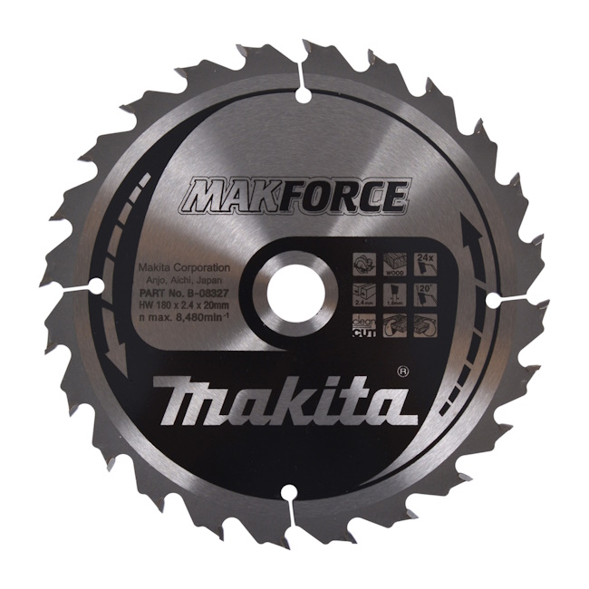Makita list za testeru od tvrdog metala MAKForce 180mm B-08327 Makita list za testeru od tvrdog metala MAKForce 180mm B-08327