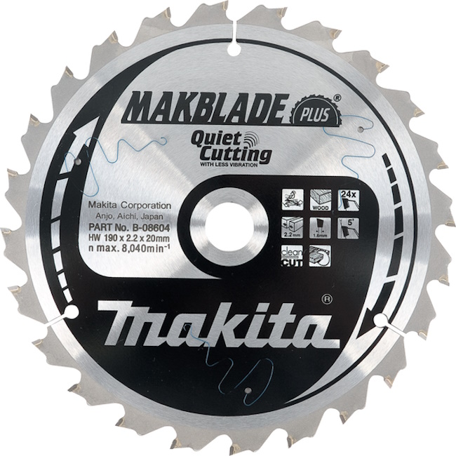 Makita list za testeru od tvrdog metala MAKBlade Plus 190mm B-08604