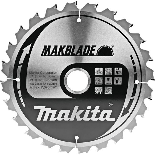 Makita list za testeru od tvrdog metala MAKBlade Plus 216mm B-08903
