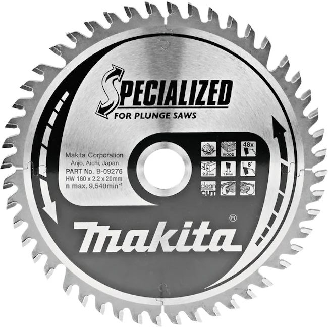 Makita list za testeru od tvrdog metala 160mm B-09260 Makita list za testeru od tvrdog metala 160mm B-09260