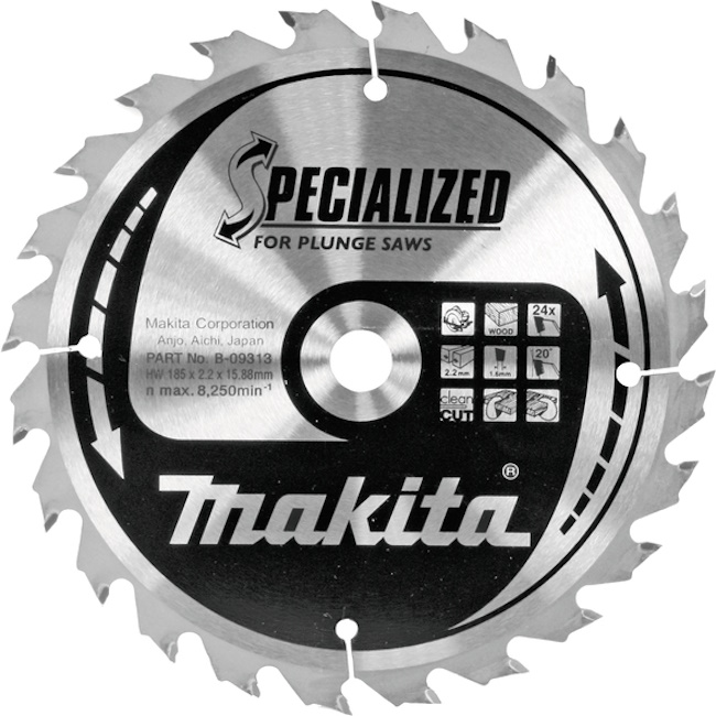 Makita list za testeru od tvrdog metala 185mm B-09313 Makita list za testeru od tvrdog metala 185mm B-09313