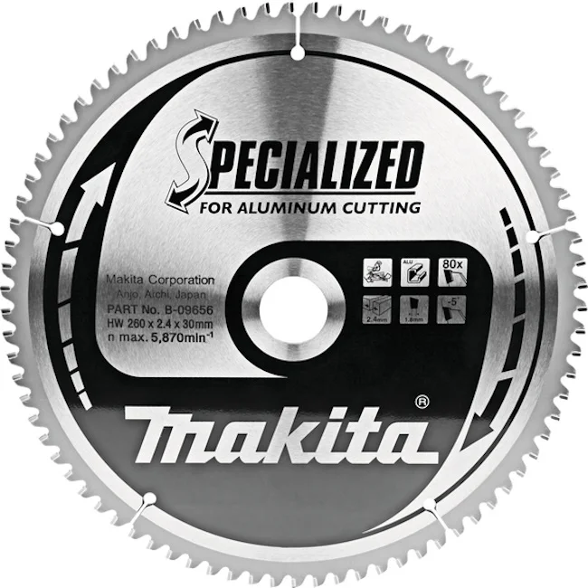 Makita list za testeru od tvrdog metala 260mm B-09656 Makita list za testeru od tvrdog metala 260mm B-09656