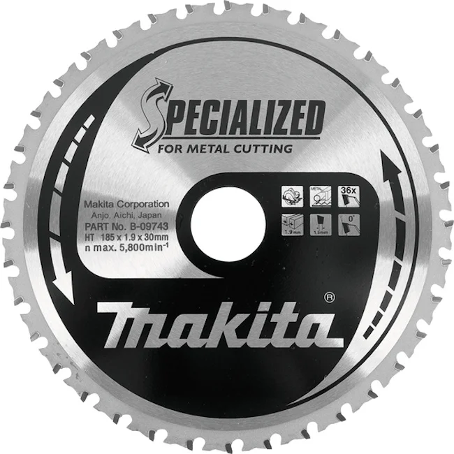 Makita list za testeru od tvrdog metala 185mm B-09743 Makita list za testeru od tvrdog metala 185mm B-09743