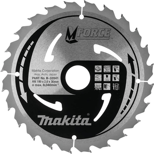 Makita list za testeru od tvrdog metala MForce 190mm B-32041 Makita list za testeru od tvrdog metala MForce 190mm B-32041