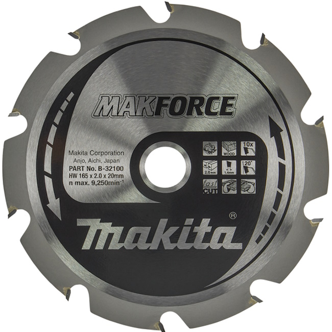 Makita TCT list za testeru MAKForce 165mm B-32100 Makita TCT list za testeru MAKForce 165mm B-32100