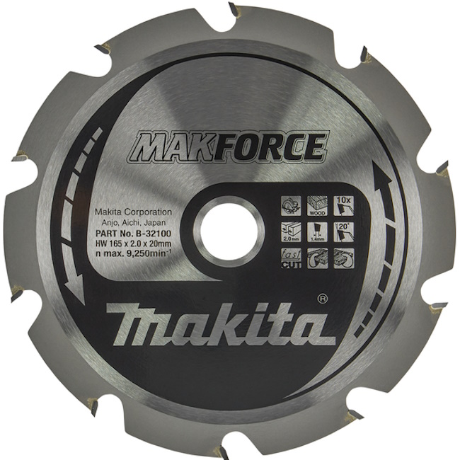 Makita TCT list za testeru MAKForce 165mm B-32100