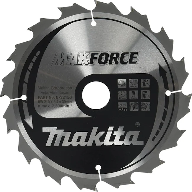 Makita TCT list za testeru MAKForce 210mm B-32150 Makita TCT list za testeru MAKForce 210mm B-32150