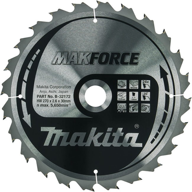 Makita TCT list za testeru MAKForce 270mm B-32172