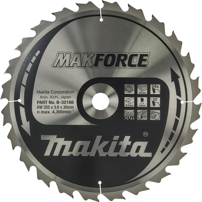 Makita TCT list za testeru MAKForce 355mm B-32188