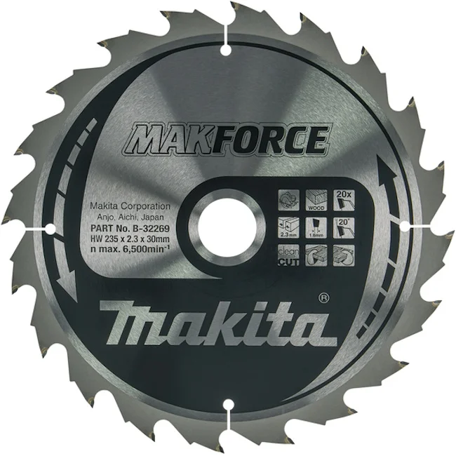 Makita TCT list za testeru MAKForce 235mm B-32269 Makita TCT list za testeru MAKForce 235mm B-32269