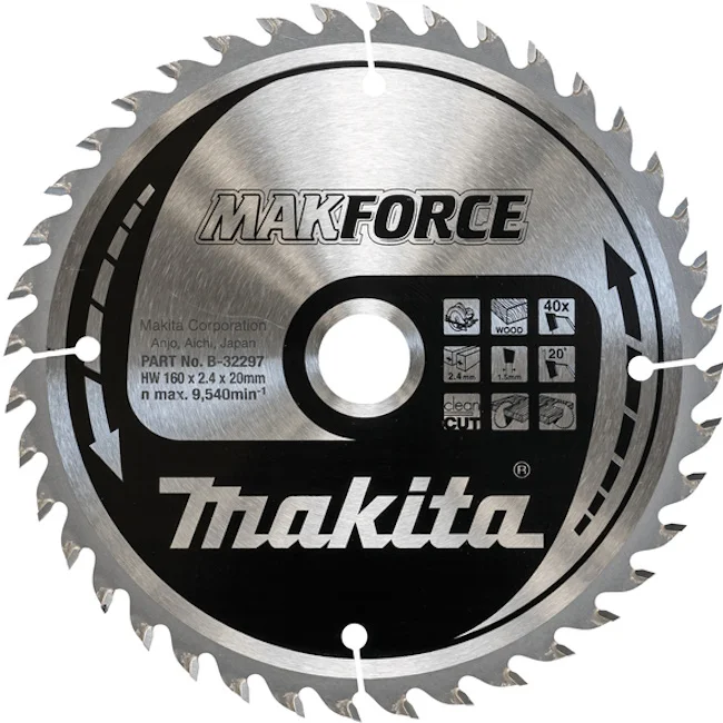Makita TCT list za testeru MAKForce 160mm B-32297 Makita TCT list za testeru MAKForce 160mm B-32297
