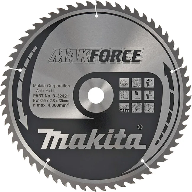 Makita TCT list za testeru MAKForce 355mm B-32421 Makita TCT list za testeru MAKForce 355mm B-32421