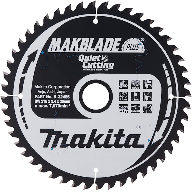 Makita TCT list za testeru MAKBlade Plus 216mm B-32465