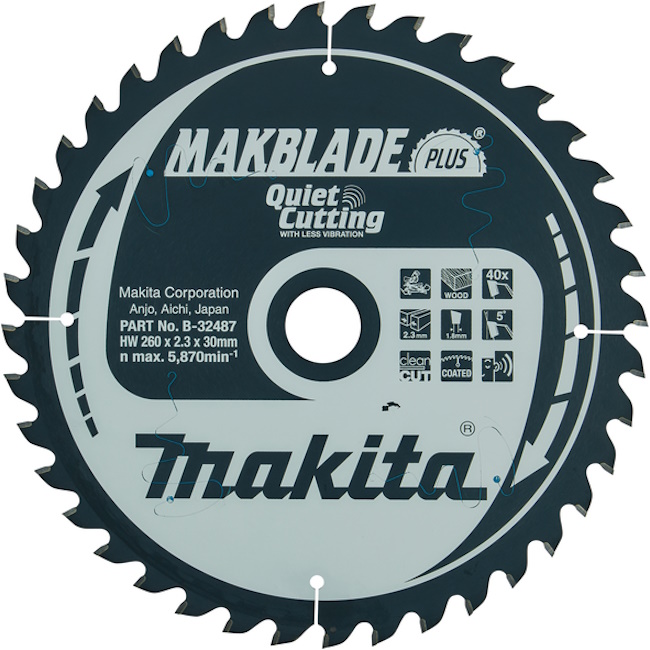 Makita TCT list za testeru MAKBlade Plus 260mm B-32487 Makita TCT list za testeru MAKBlade Plus 260mm B-32487