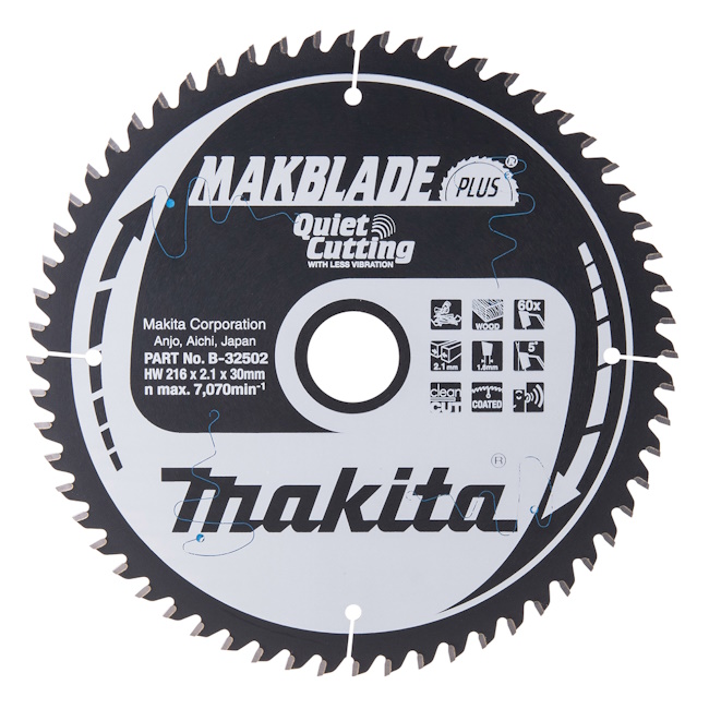 Makita TCT list za testeru MAKBlade Plus 216mm B-32502 Makita TCT list za testeru MAKBlade Plus 216mm B-32502