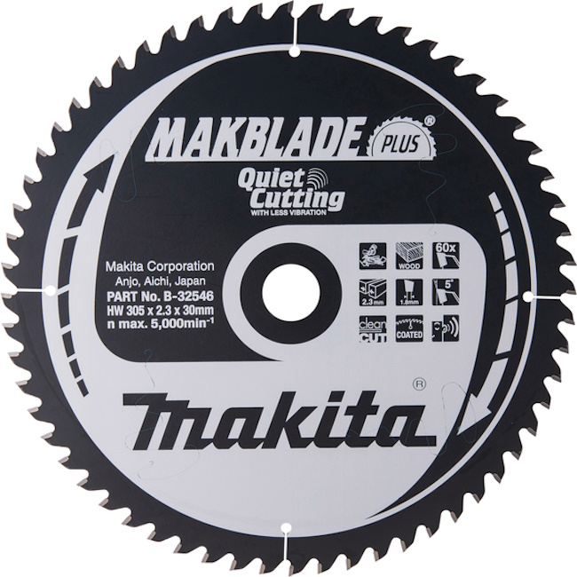 Makita TCT list za testeru MAKBlade Plus 305mm B-32546 Makita TCT list za testeru MAKBlade Plus 305mm B-32546