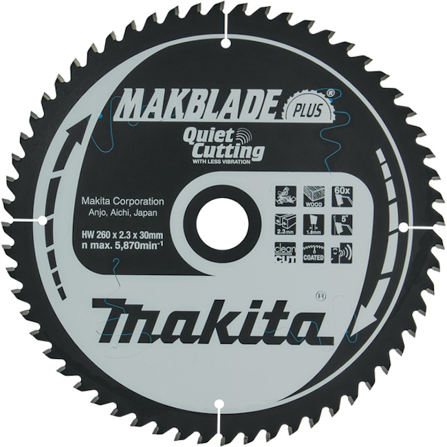 Makita TCT list za testeru MAKBlade Plus 260mm B-32605
