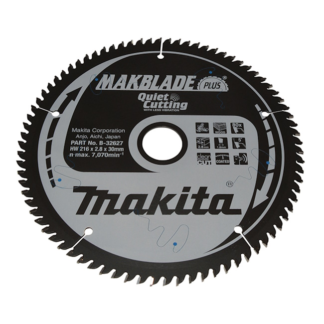 Makita TCT list za testeru MAKBlade Plus 216mm B-32627