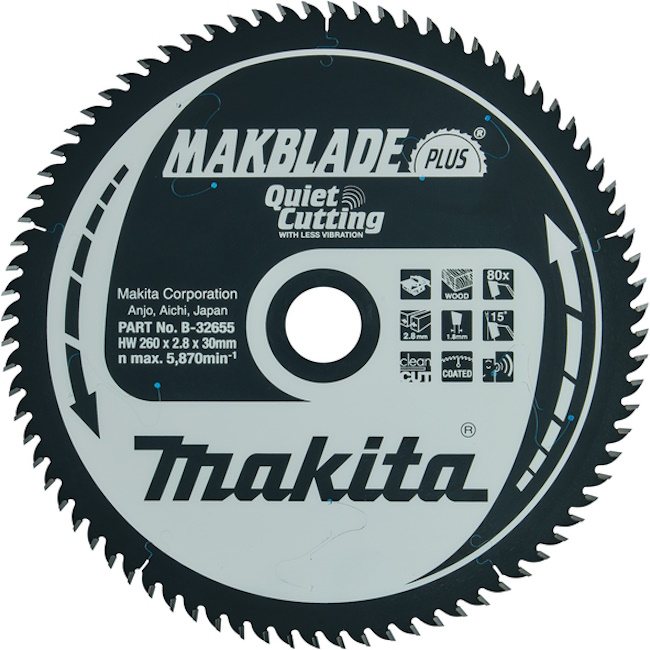 Makita TCT list za testeru MAKBlade Plus 260mm B-32655