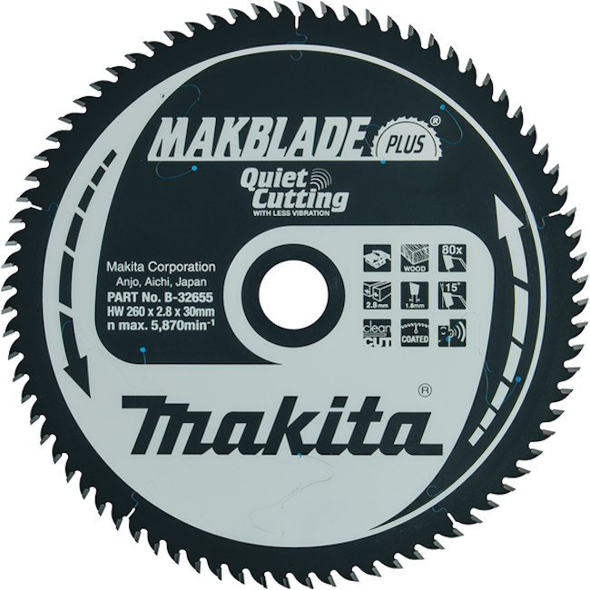 Makita TCT list za testeru MAKBlade Plus 260mm B-32655 Makita TCT list za testeru MAKBlade Plus 260mm B-32655