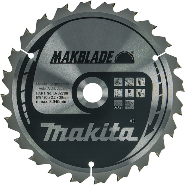 Makita TCT list za testeru MAKBlade 190mm B-32708 Makita TCT list za testeru MAKBlade 190mm B-32708