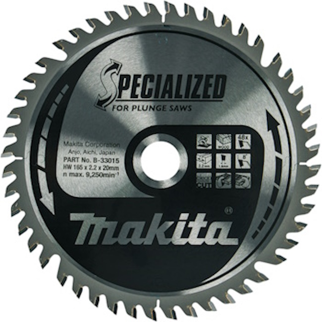 Makita TCT Specialized list za testeru 165mm B-33015 Makita TCT Specialized list za testeru 165mm B-33015