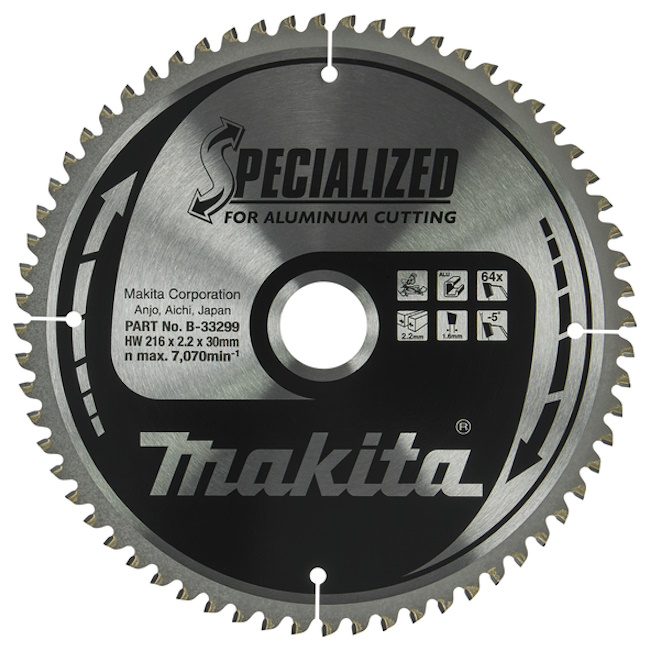 Makita TCT Specialized list za testeru 216mm B-33299