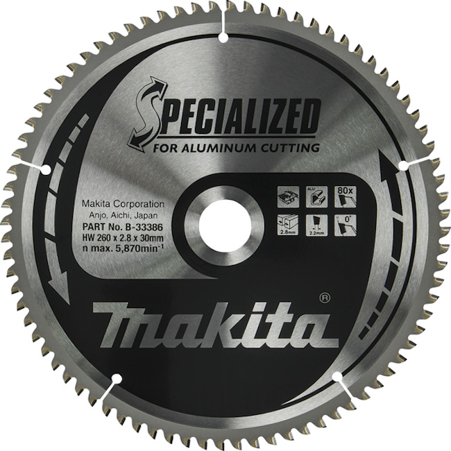 Makita TCT Specialized list za testeru 260mm B-33386