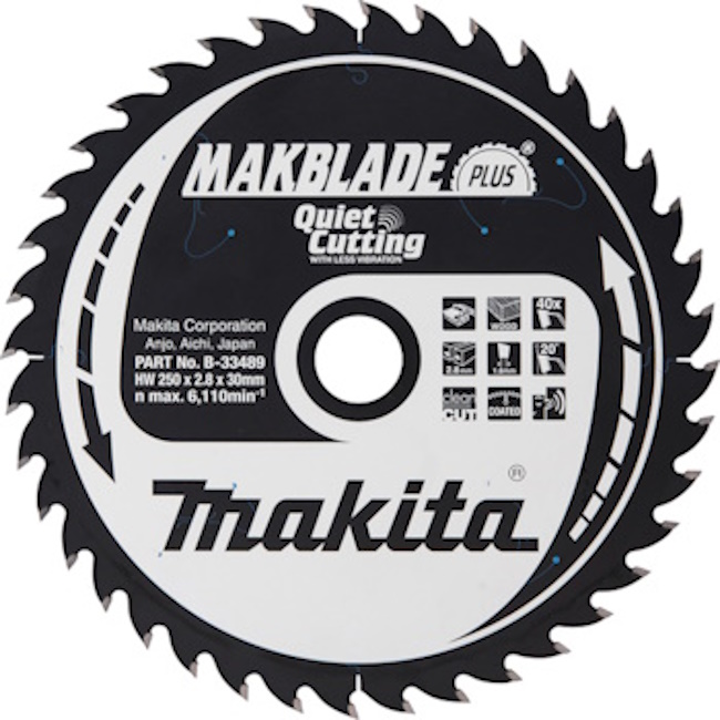 Makita TCT list za testeru MAKBlade Plus 250mm B-33489 Makita TCT list za testeru MAKBlade Plus 250mm B-33489