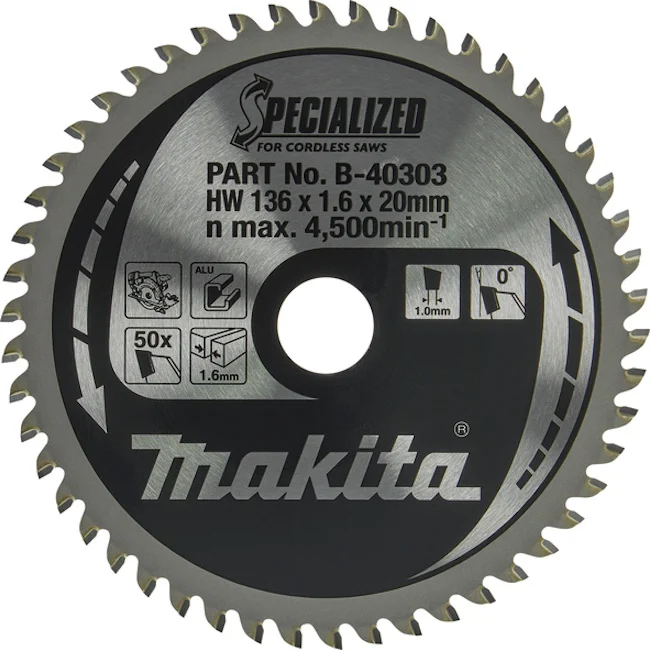 Makita TCT Specialized list za testeru 136mm B-40303 Makita TCT Specialized list za testeru 136mm B-40303