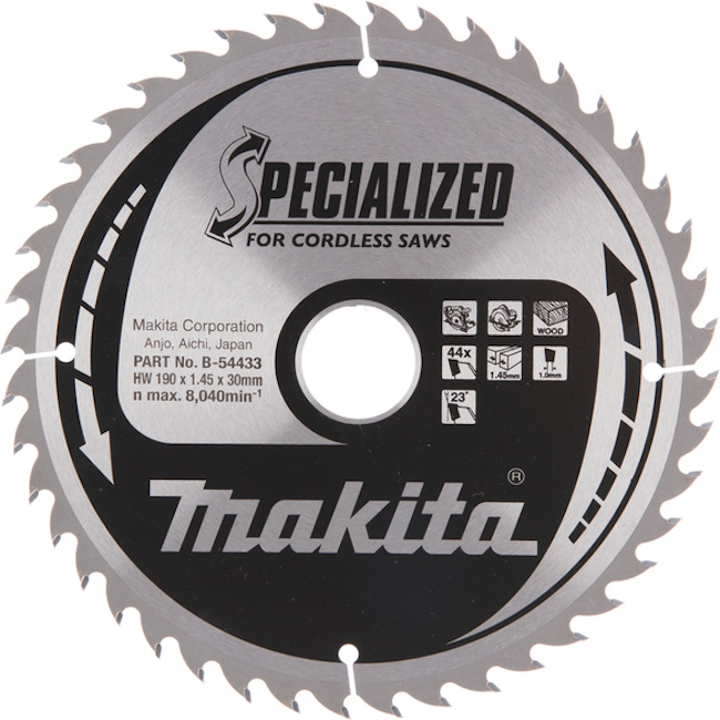 Makita TCT list testere 190mm B-54433