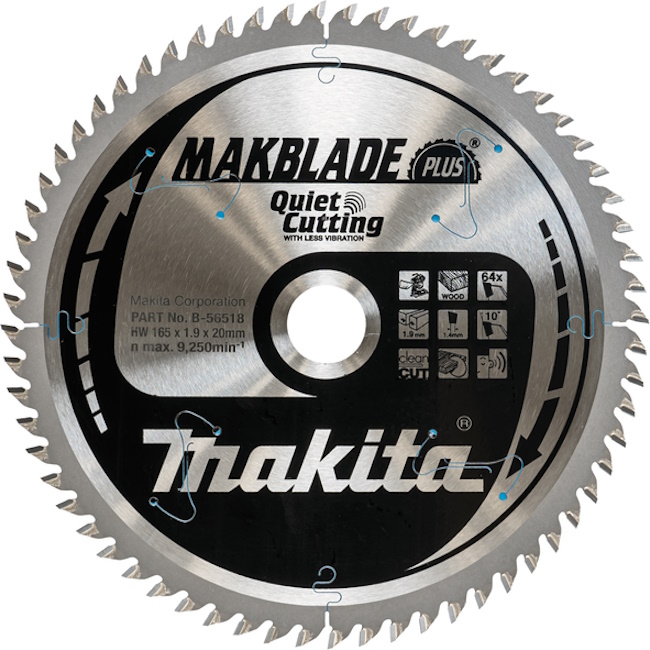 Makita TCT list za testeru 165mm B-56518 Makita TCT list za testeru 165mm B-56518