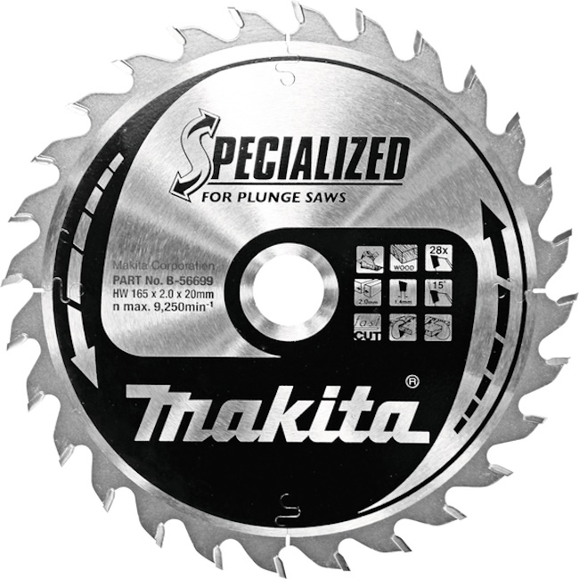Makita list za testeru od tvrdog metala AC/DC 165mm B-56699 Makita list za testeru od tvrdog metala AC/DC 165mm B-56699