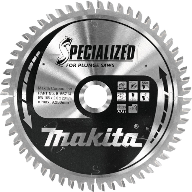 Makita list za testeru od tvrdog metala AC/DC 165mm B-56714 Makita list za testeru od tvrdog metala AC/DC 165mm B-56714