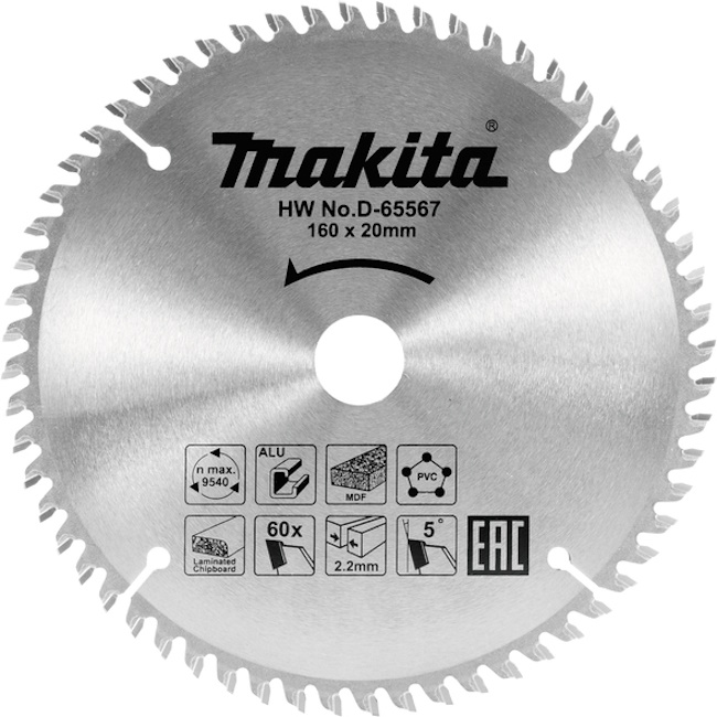 Makita TCT list testere 185mm D-65589