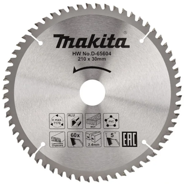 Makita TCT list testere 210mm D-65604 Makita TCT list testere 210mm D-65604