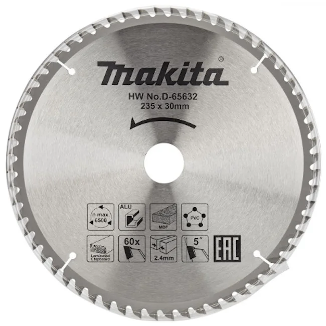 Makita TCT list testere 235mm D-65632