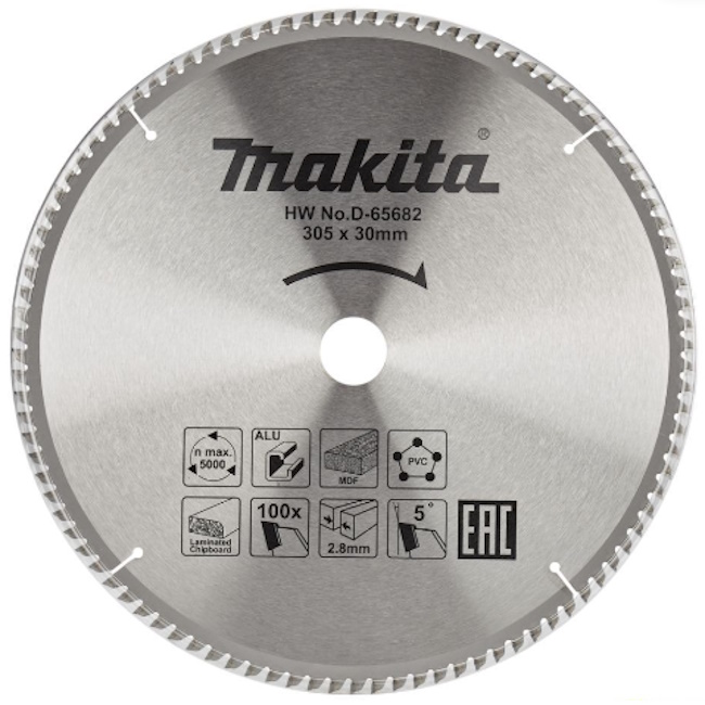 Makita TCT list testere 305mm D-65682