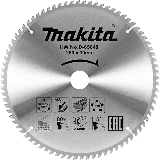 Makita TCT list testere 355mm D-65707 Makita TCT list testere 355mm D-65707