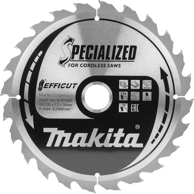 Makita TCT list testere EFFICUT 235mm E-01909 Makita TCT list testere EFFICUT 235mm E-01909