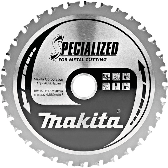 Makita list za testeru od tvrdog metala 150mm E-02923