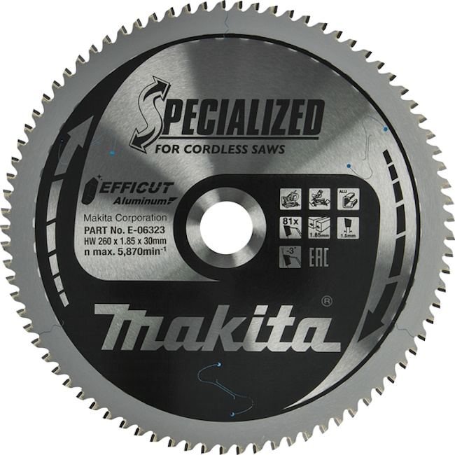 Makita TCT Efficut list za testeru 260mm E-06323 Makita TCT Efficut list za testeru 260mm E-06323
