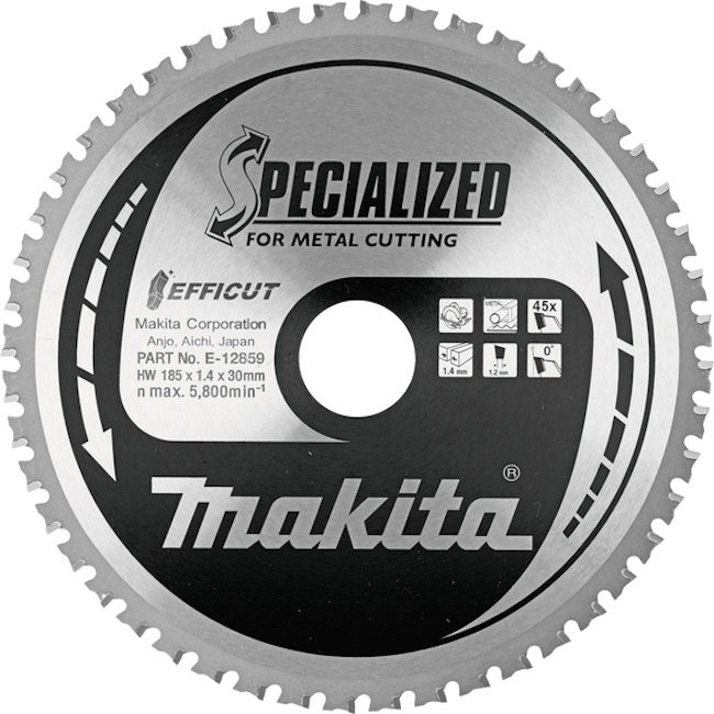Makita TCT list testere EFFICUT Metal 185mm E-12859
